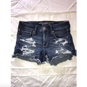 American Eagle Midi Jean Shorts